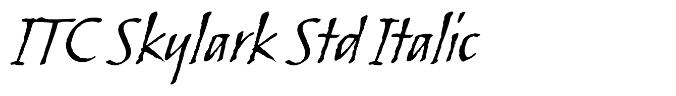 ITC Skylark Std Italic